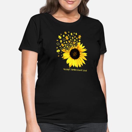 accept understand love sunflower autism 